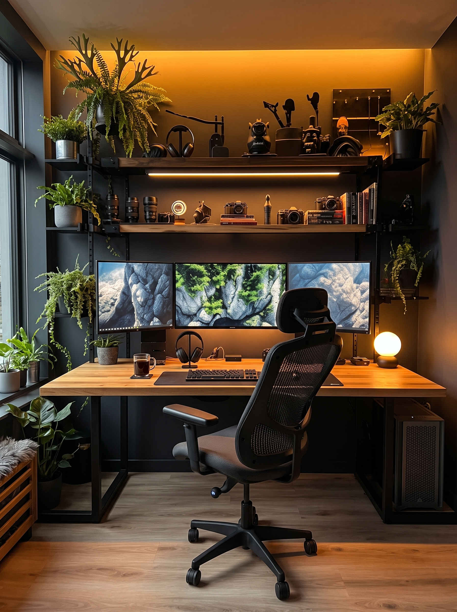 Ambiente contemporâneo de trabalho e criação em design